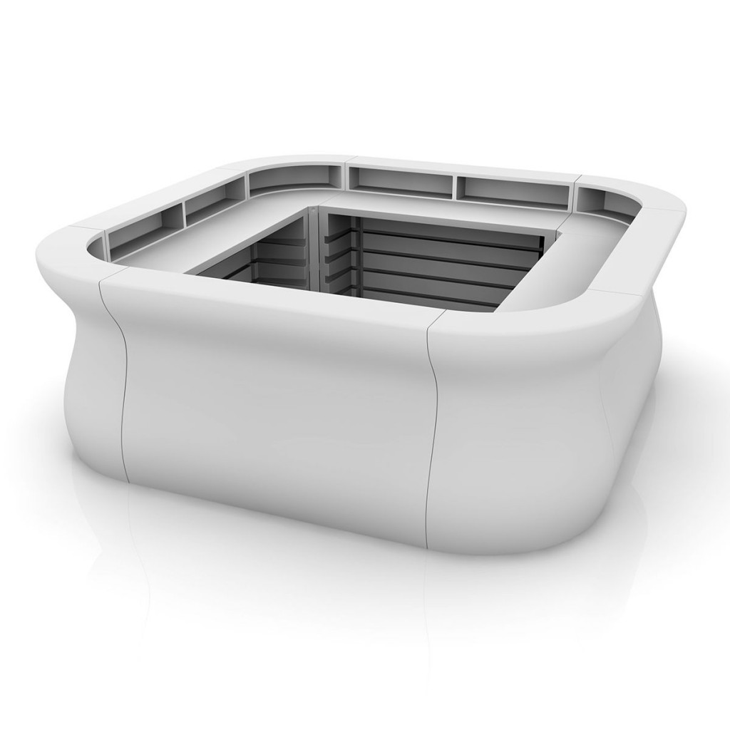 Modul receptie din polietilena Bartolomeo Corner - Nuovo Design